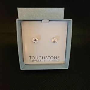 Touchstone Crystal Millionaire's Club Earrings